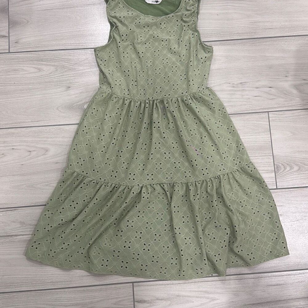Mady & Nell green prairie dress   I believe it is marked as a girls large-xl but